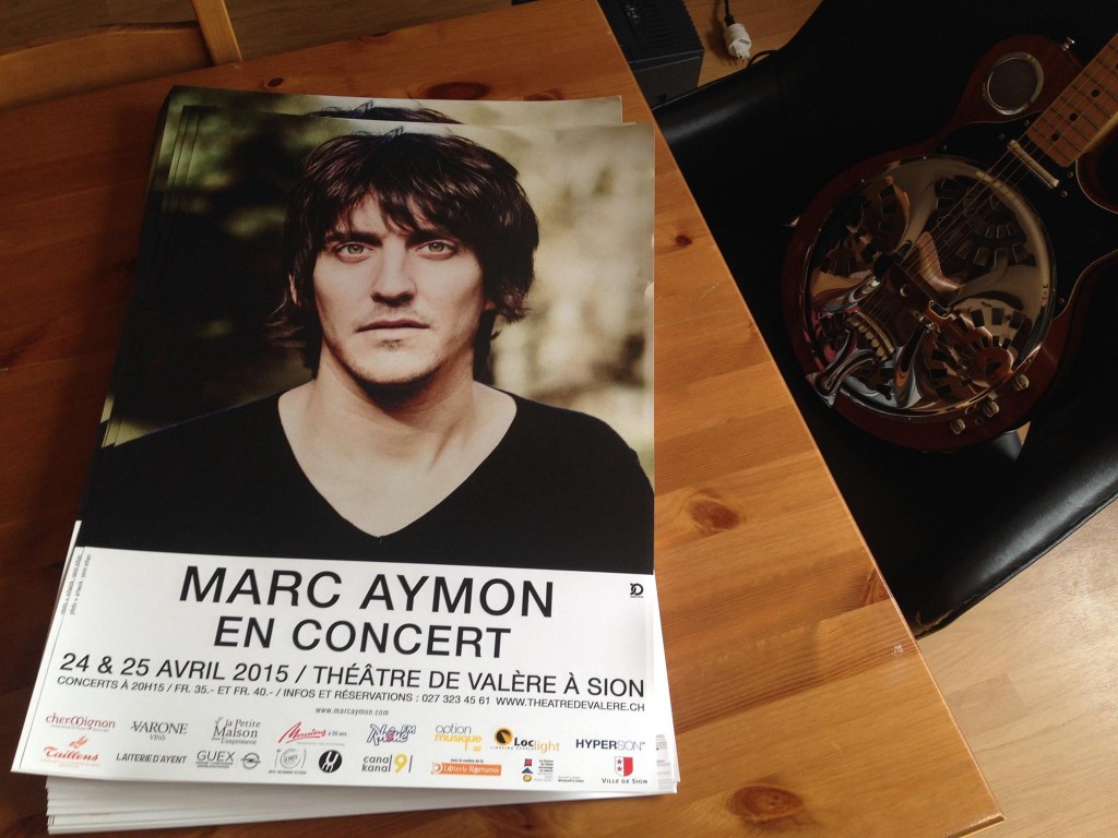 Affiches concert vernissage 24 et 25 avril 2015 - Marc Aymon
