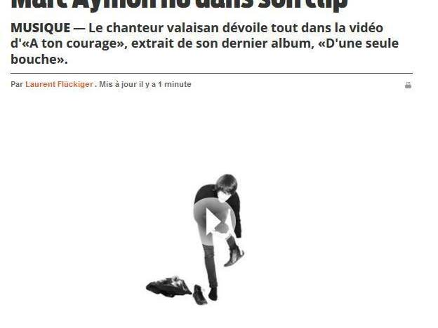 Le Matin - 19.08.2015 - Marc Aymon