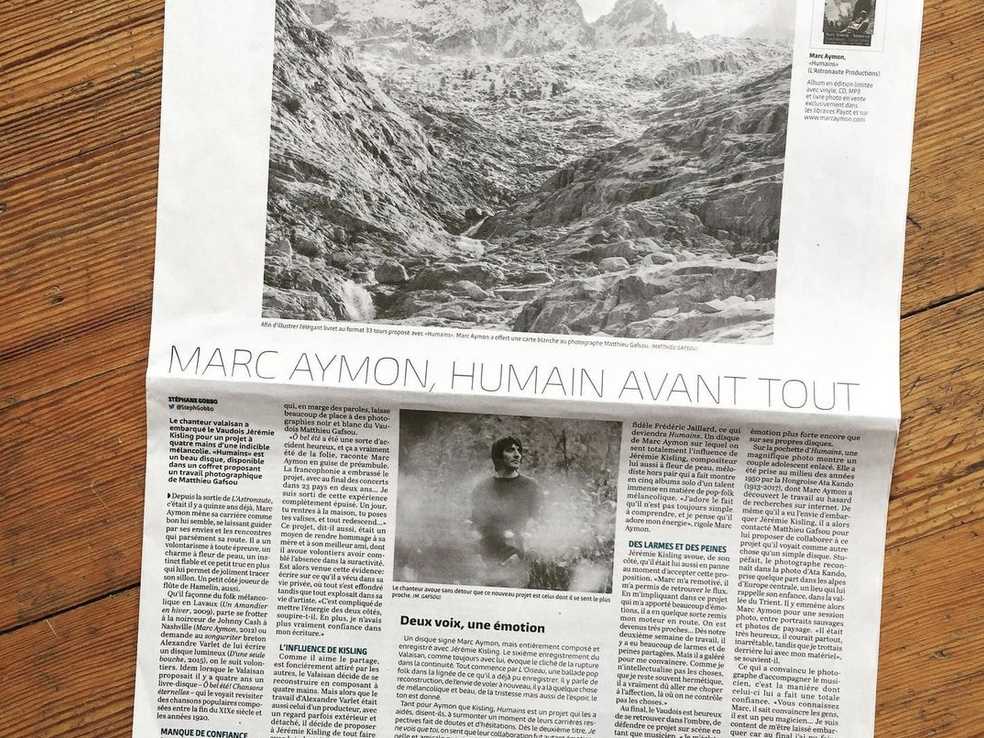 Le Temps - Marc Aymon - humains